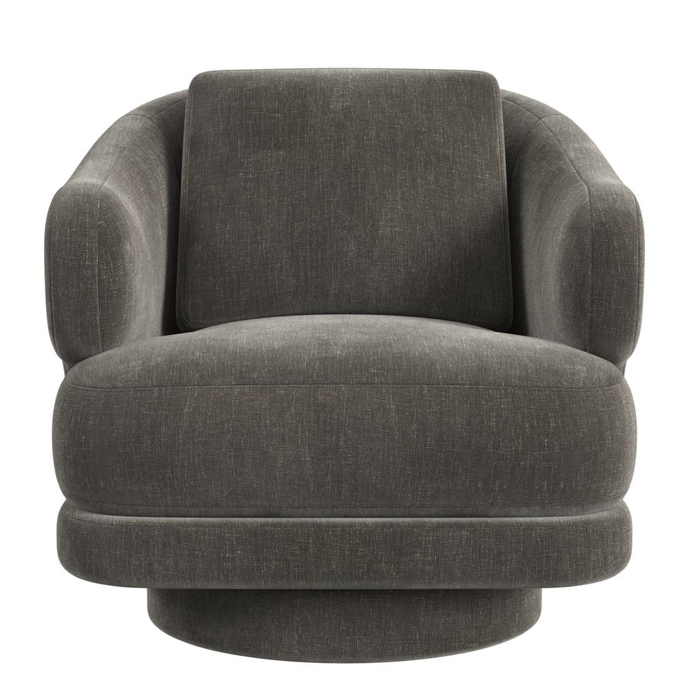 Cuddle Swivel Chair - Lux Graphite