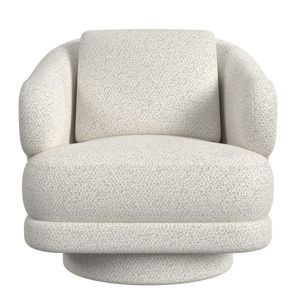 Cuddle Swivel Chair - Cuddly Cream
