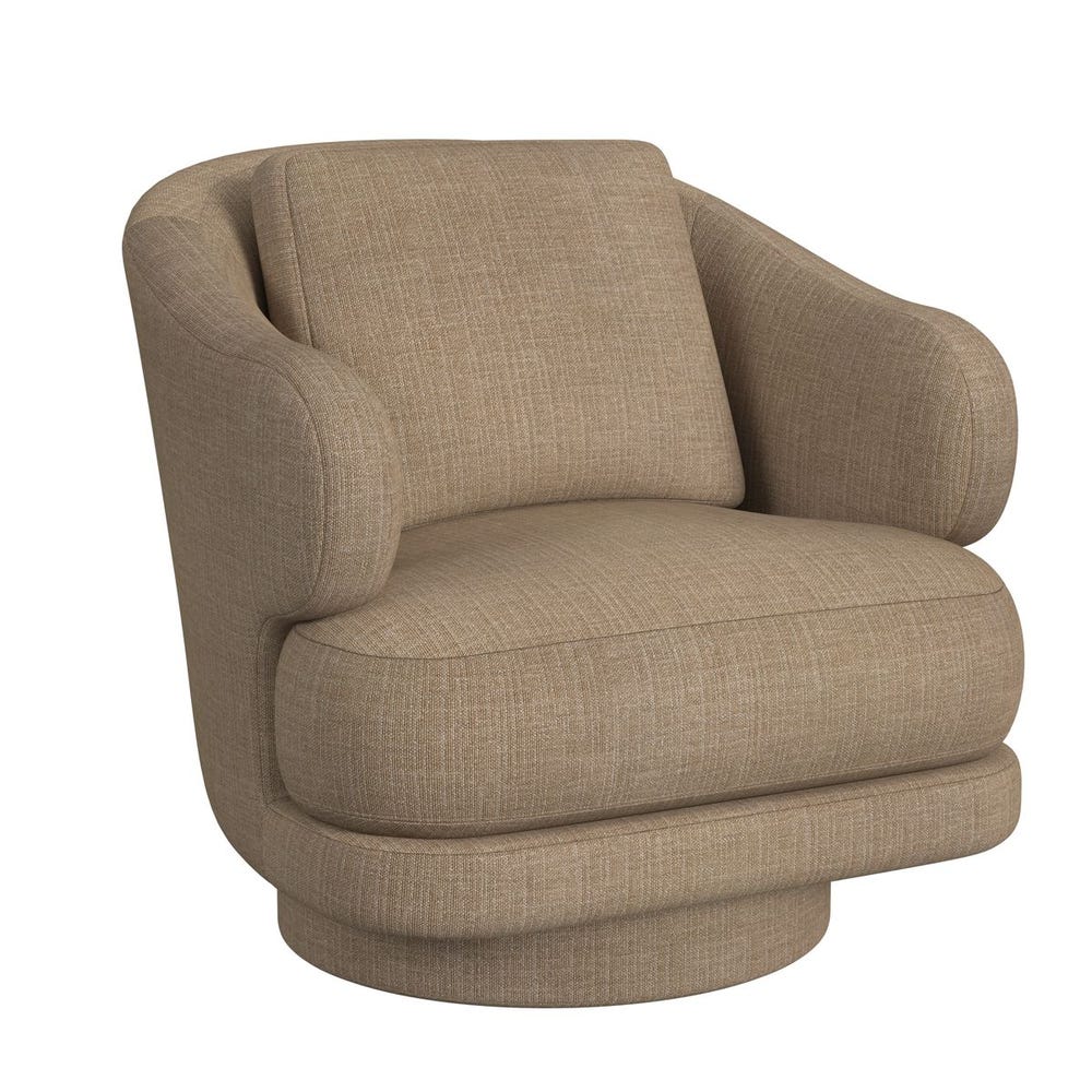 Cuddle Swivel Chair - Lush Tawny