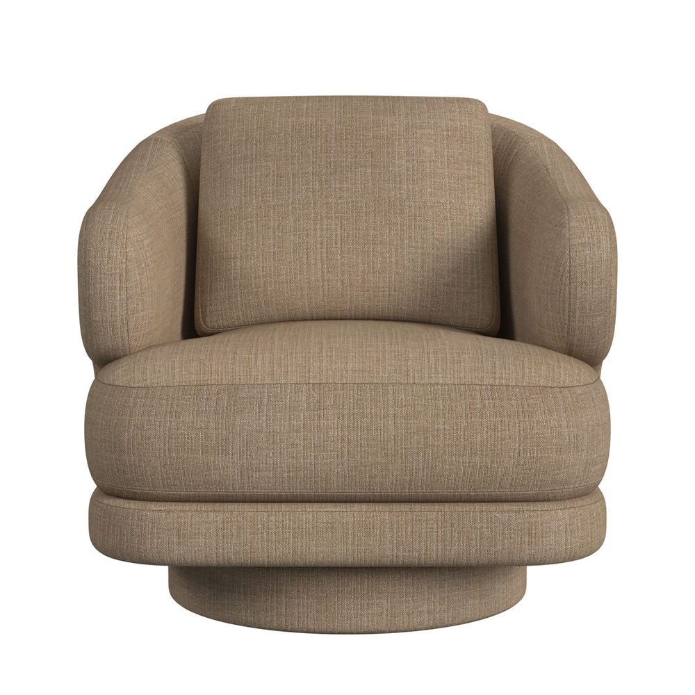 Cuddle Swivel Chair - Lush Tawny