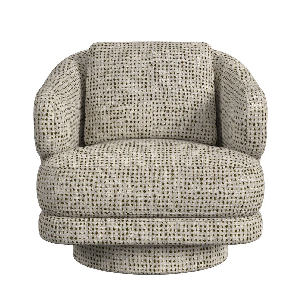 Cuddle Swivel Chair - Dashing Olive