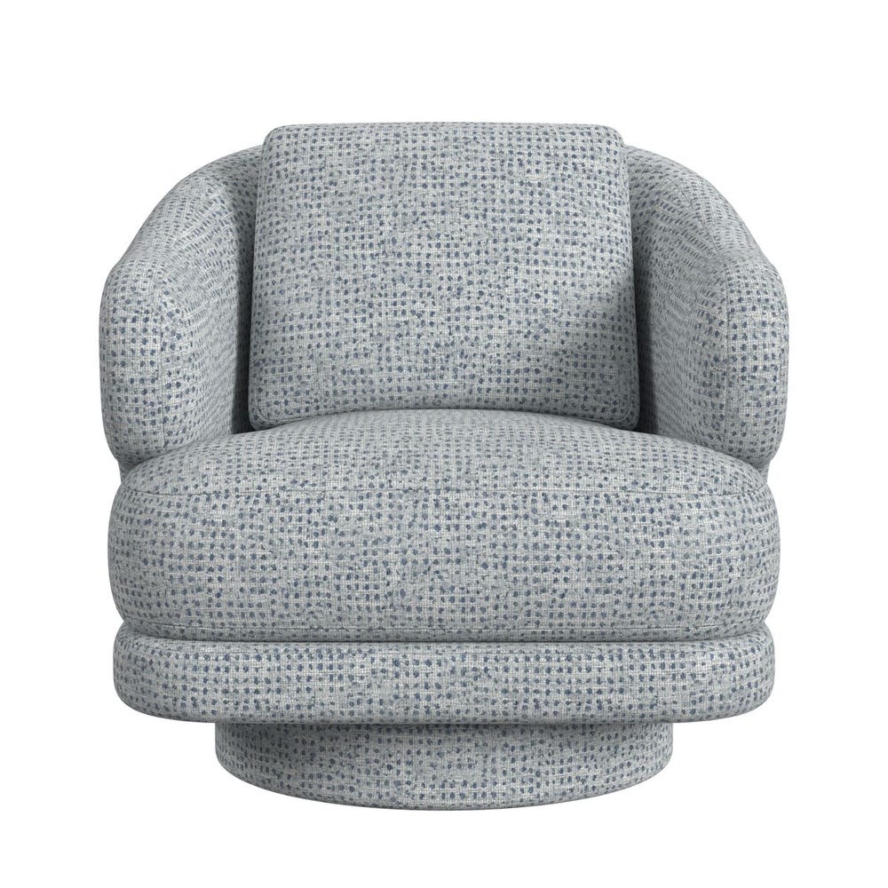 Cuddle Swivel Chair - Dashing Blue