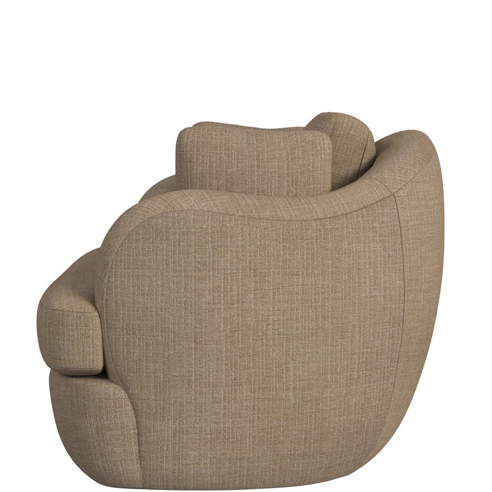 Scoop and a Half Swivel Chair - Lush Tawny