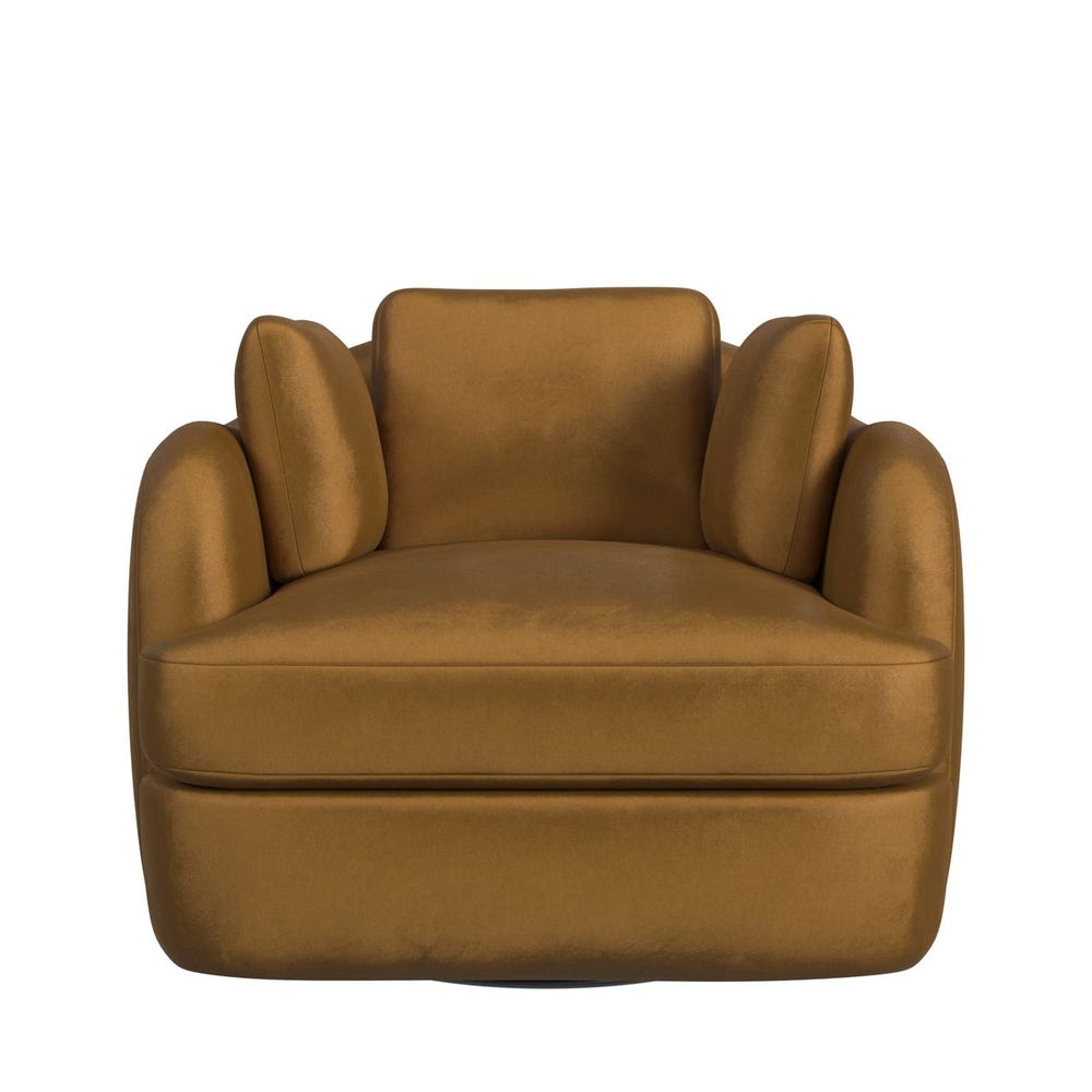 Scoop and a Half Swivel Chair - Bliss Bronze