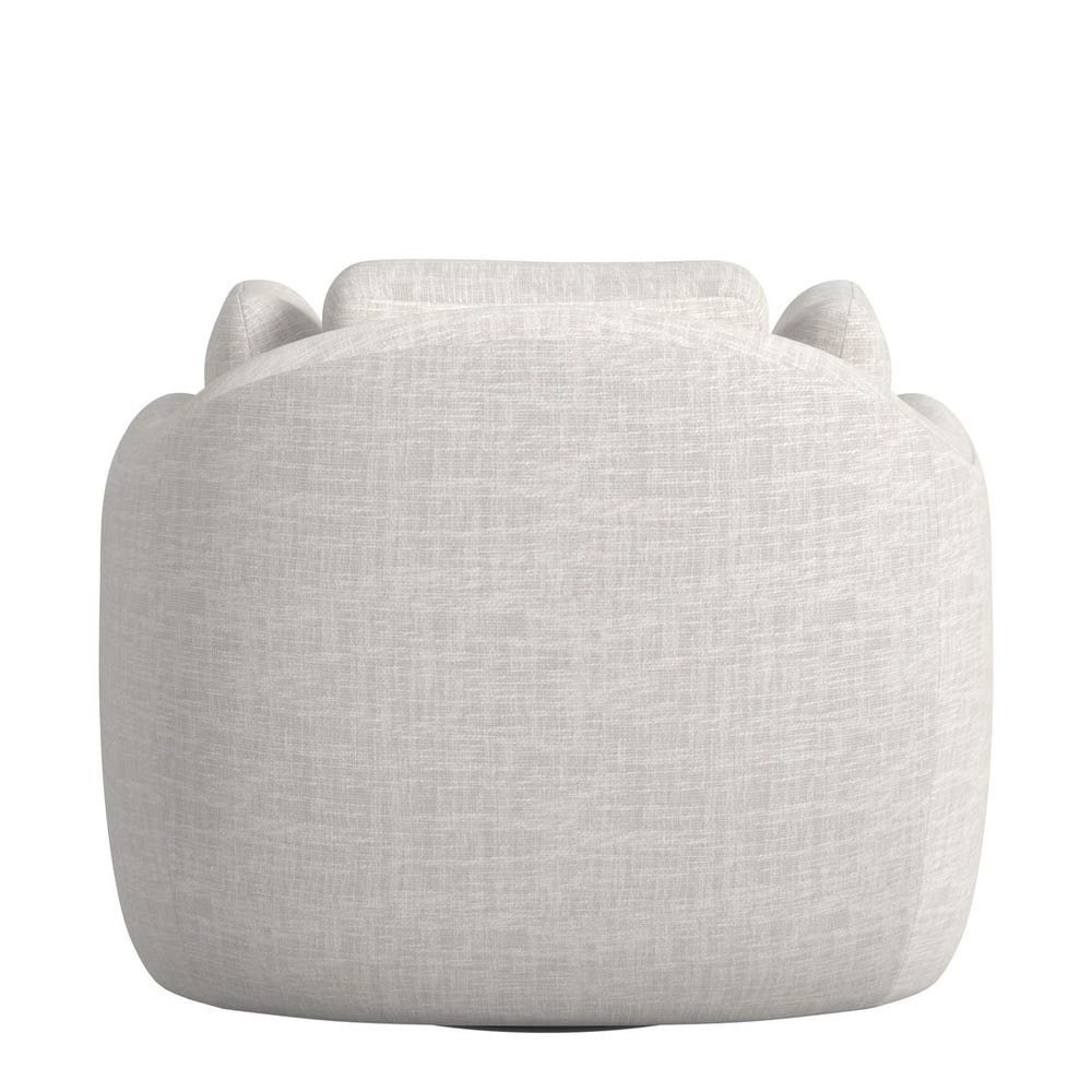Scoop and a Half Swivel Chair - Lovely Linen Cream