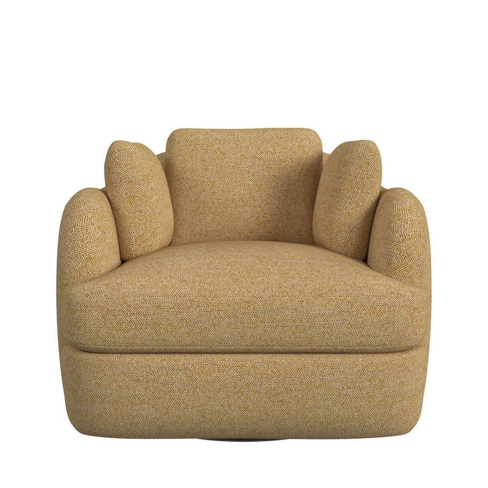 Scoop and a Half Swivel Chair - Tweedy Bird Goldfinch