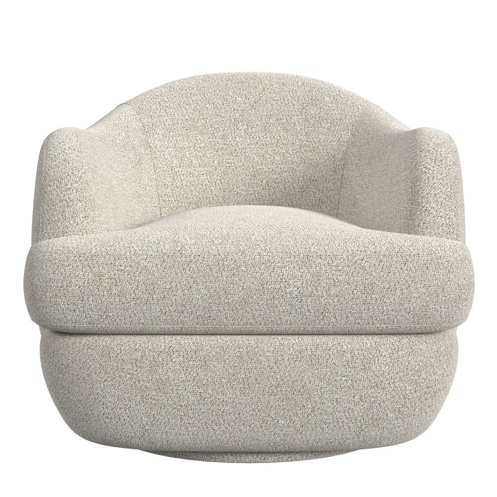 Scoop Swivel Chair - Snuggle Vanilla