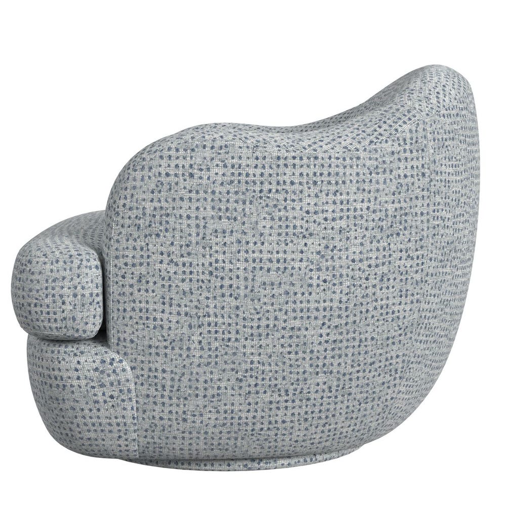 Scoop Swivel Chair - Dashing Blue