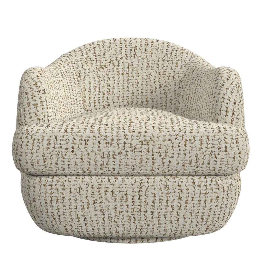Scoop Swivel Chair - Hopscotch Creamy Espresso