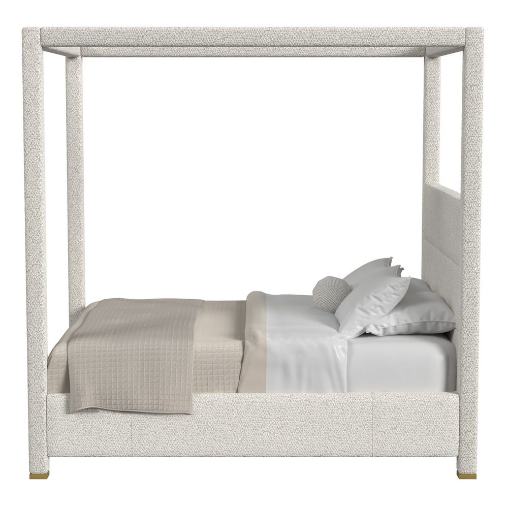 Hibernate Canopy Bed, Queen-Cuddly Cream, 3 Cartons