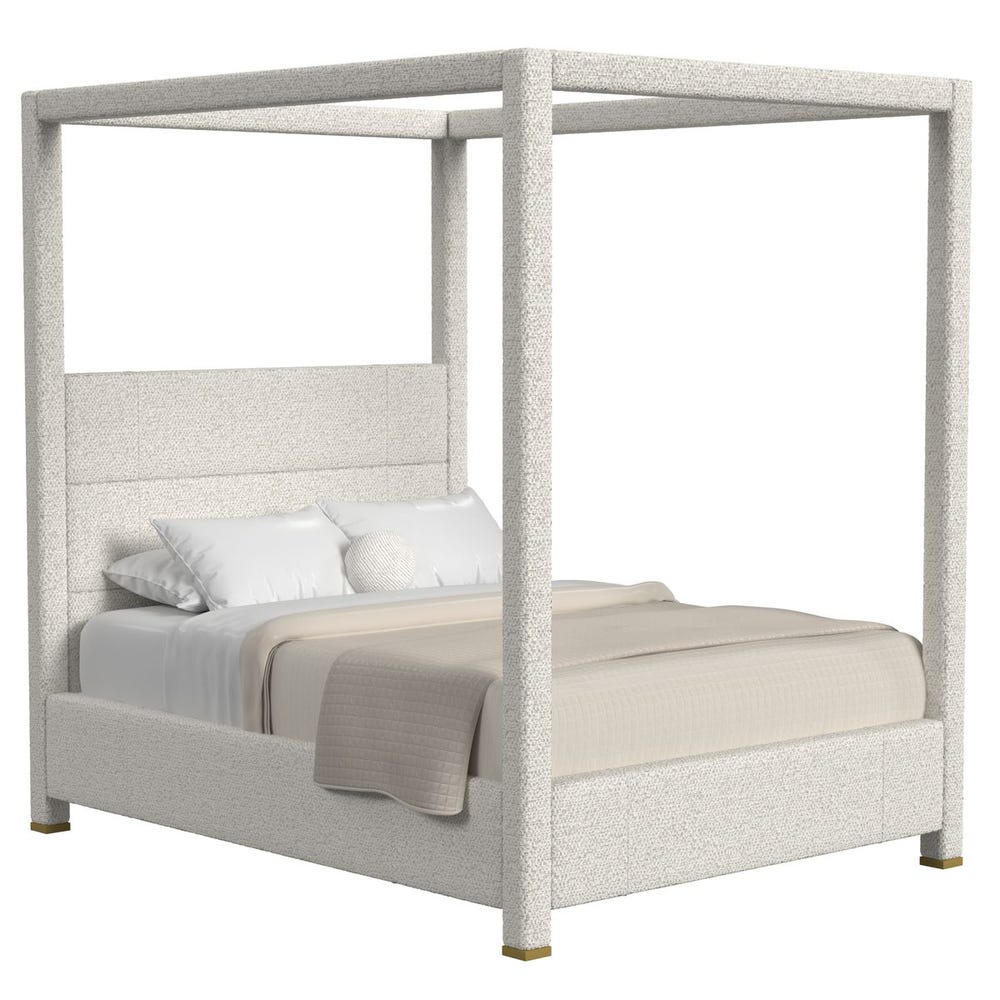 Hibernate Canopy Bed, Queen-Cuddly Cream, 3 Cartons