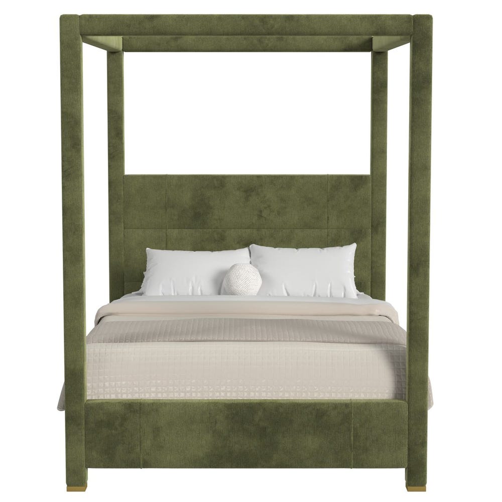Hibernate Canopy Bed, Queen - Antique Loden, 3 Cartons