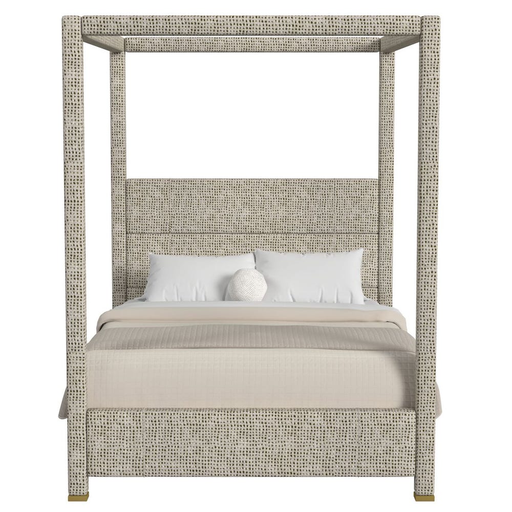 Hibernate Canopy Bed, Queen - Dashing Olive, 3 Cartons