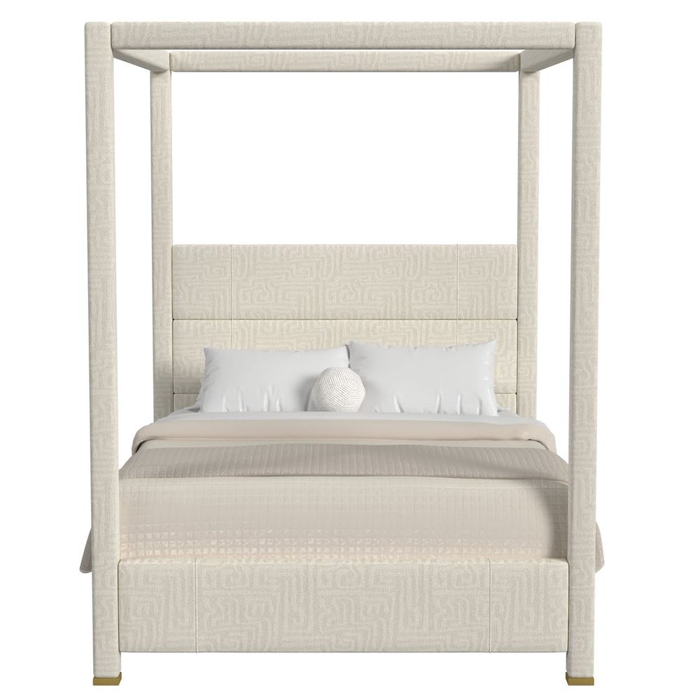 Hibernate Canopy Bed, Queen - Maze Oyster, 3 Cartons