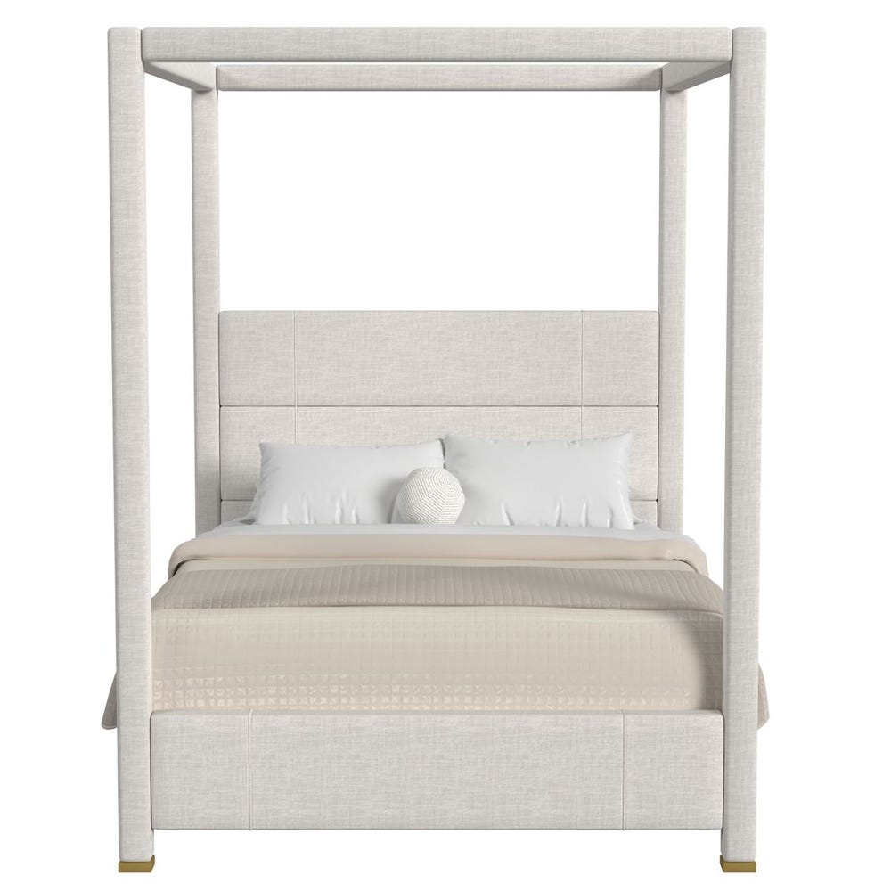 Hibernate Canopy Bed, Queen - Lovely Linen Cream, 3 Cartons