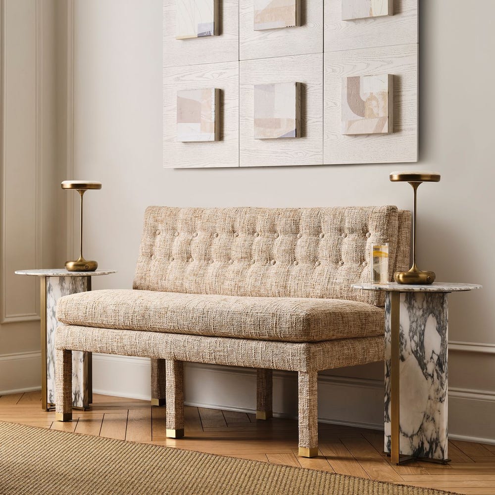 Approach the Bench Banquette, Left Corner - Thtchd Bttrsctch