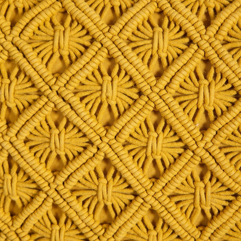 Feeling Knotty Pouf - Dandelion
