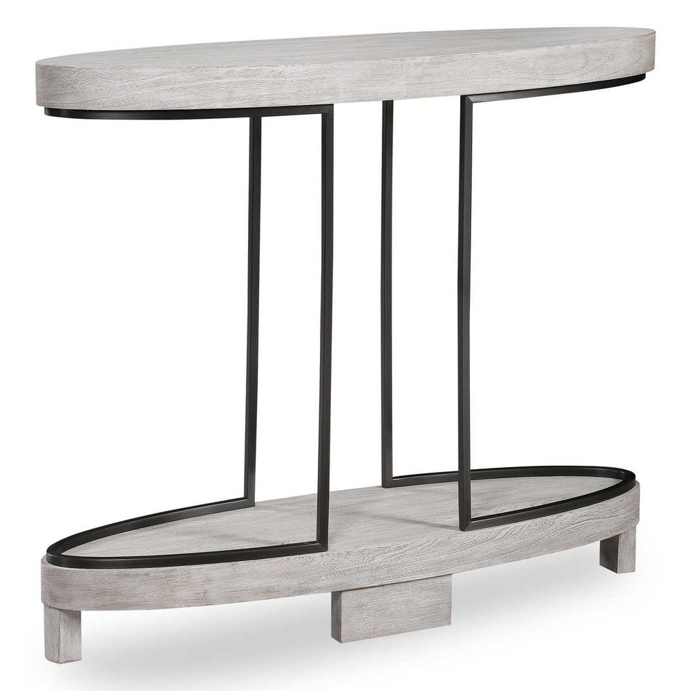 Ovoid Console Table - Scrubbed Elm