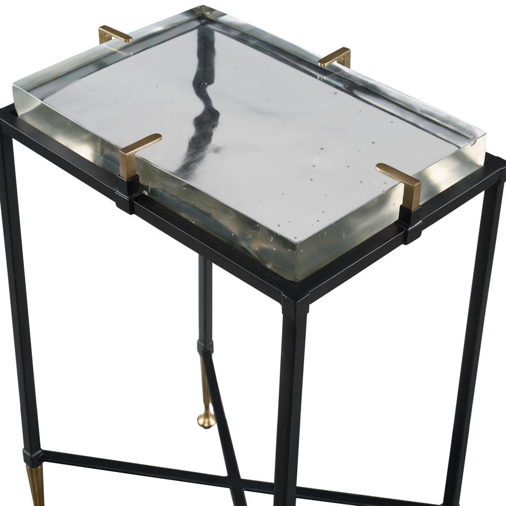 Ice Block Accent Table - Rectangular