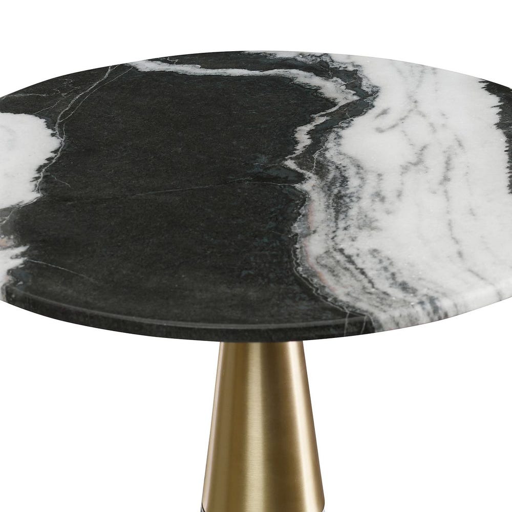 Pier Accent Table - Panda Marble