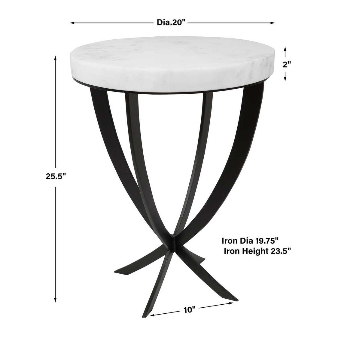 Coronation Accent Table, 2 Cartons