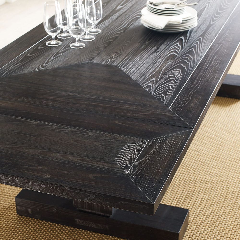 Black Magic Extension Dining Table, 2 CARTONS