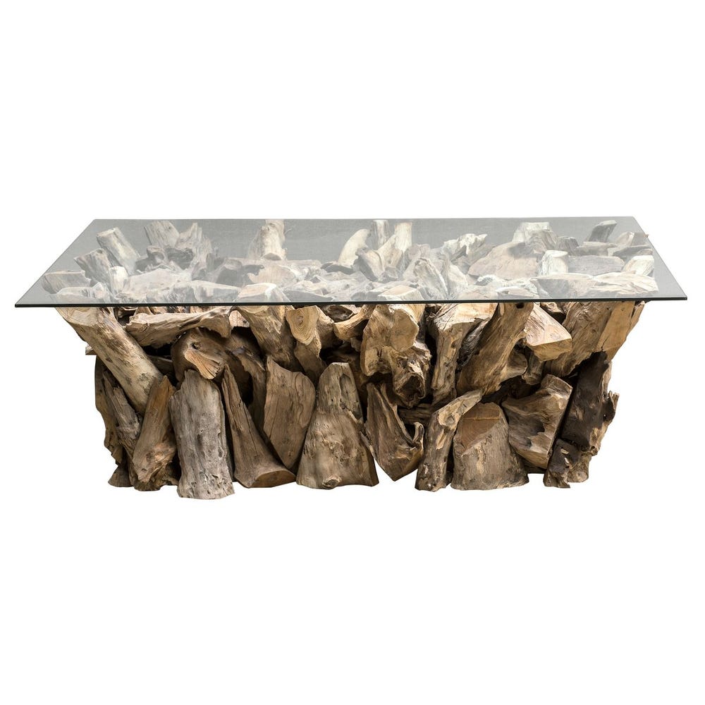Teak Root Coffee Table, 2 Cartons