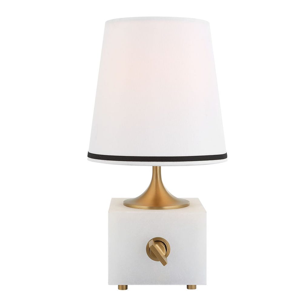 Blockhead Mini Lamp - Satin Brass