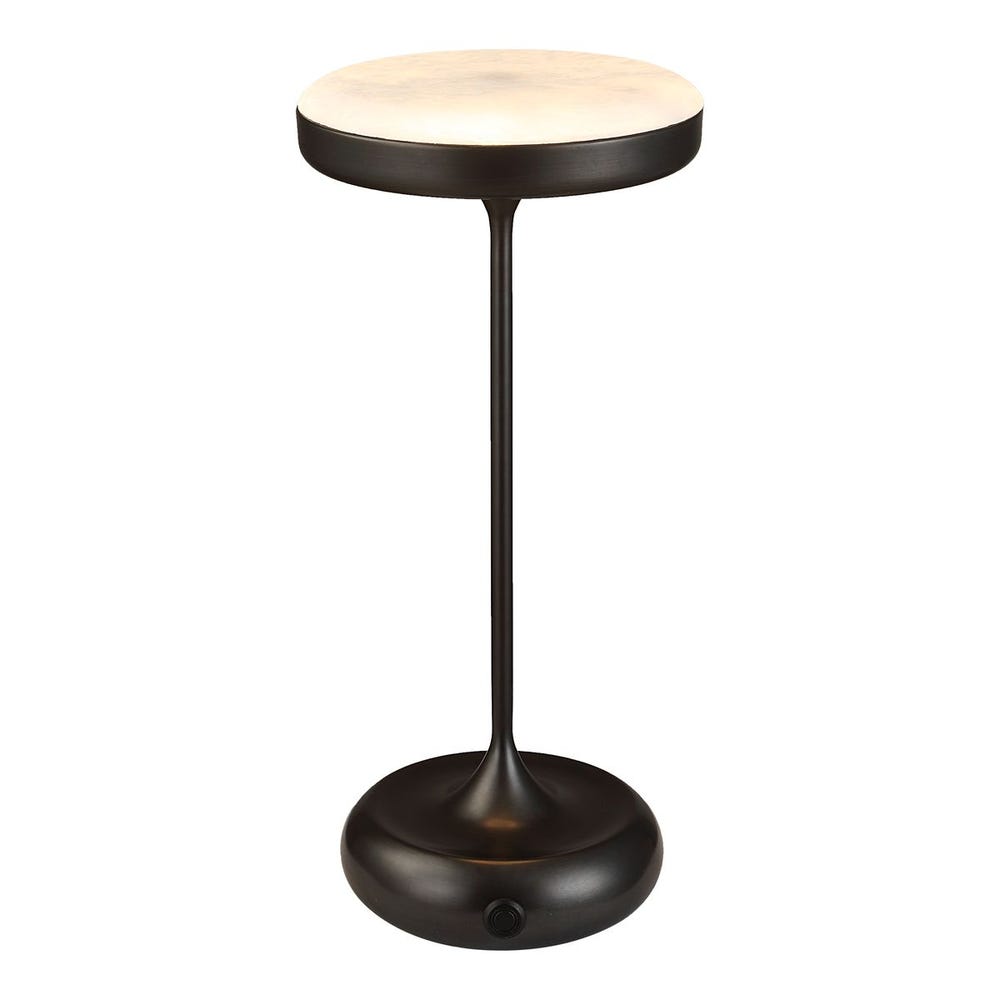 Flat Top Rechargeable Mini Lamp - Bronze