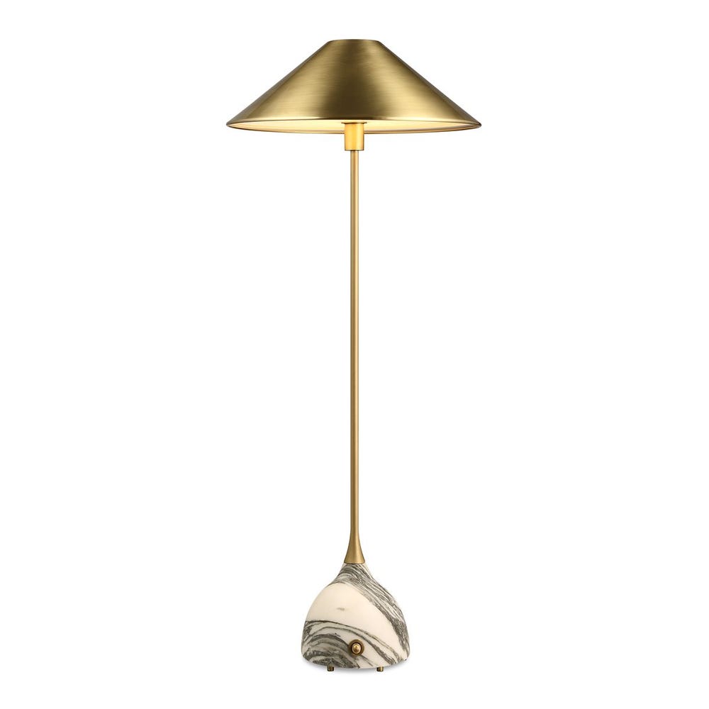 Kiss Buffet Lamp - Arabescato Marble