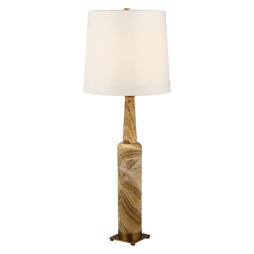 Statuesque Table Lamp - Latte Onyx