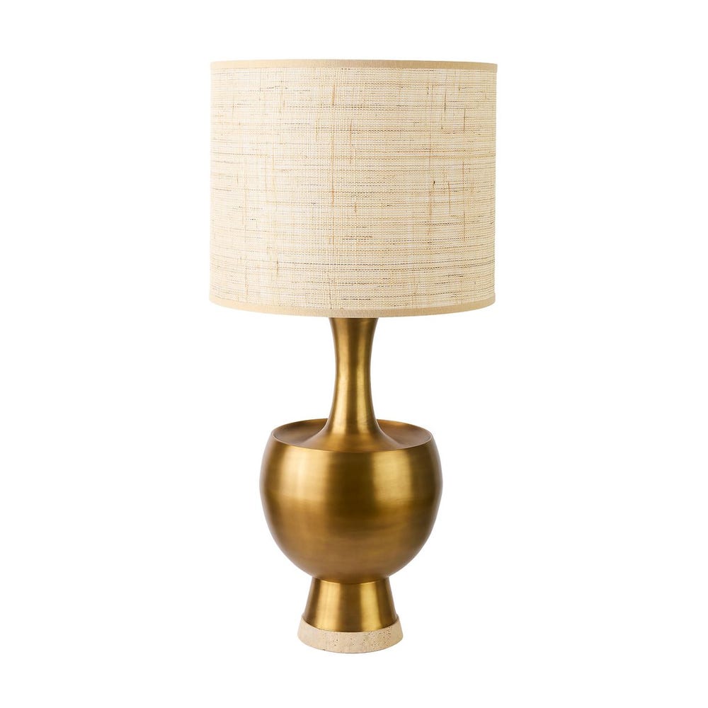 Brass Vessel Table Lamp
