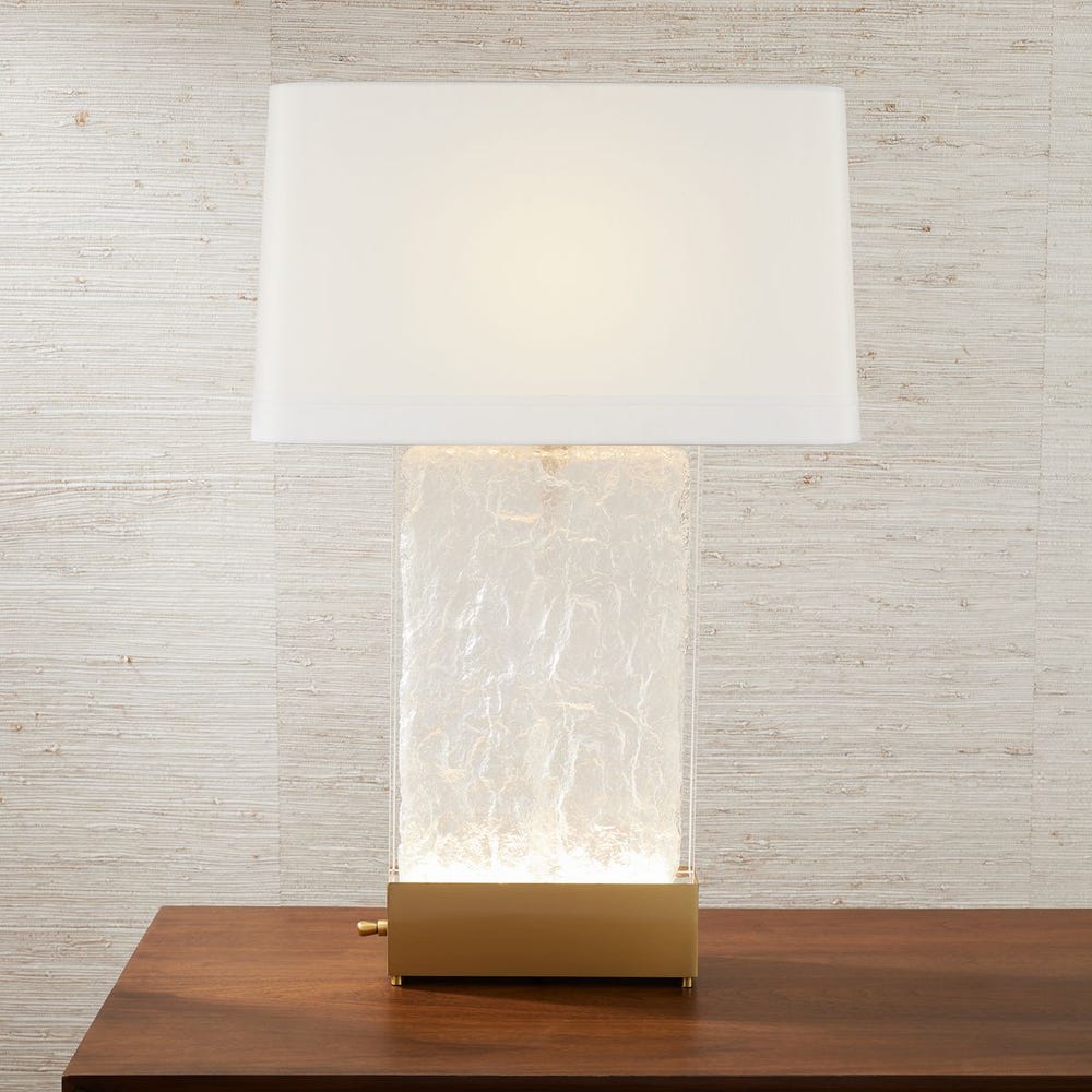Lit Glacier Table Lamp