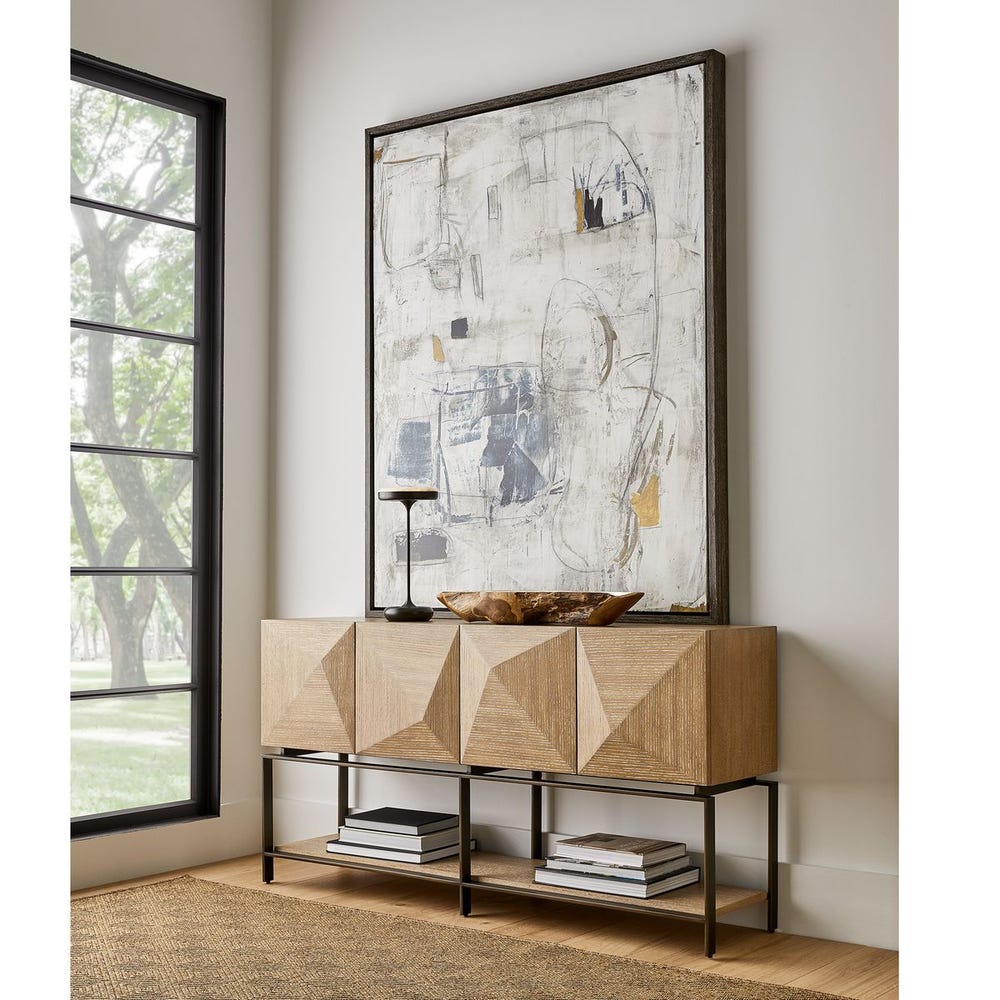 Boom Town Framed Canvas