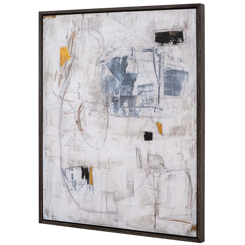 Boom Town Framed Canvas