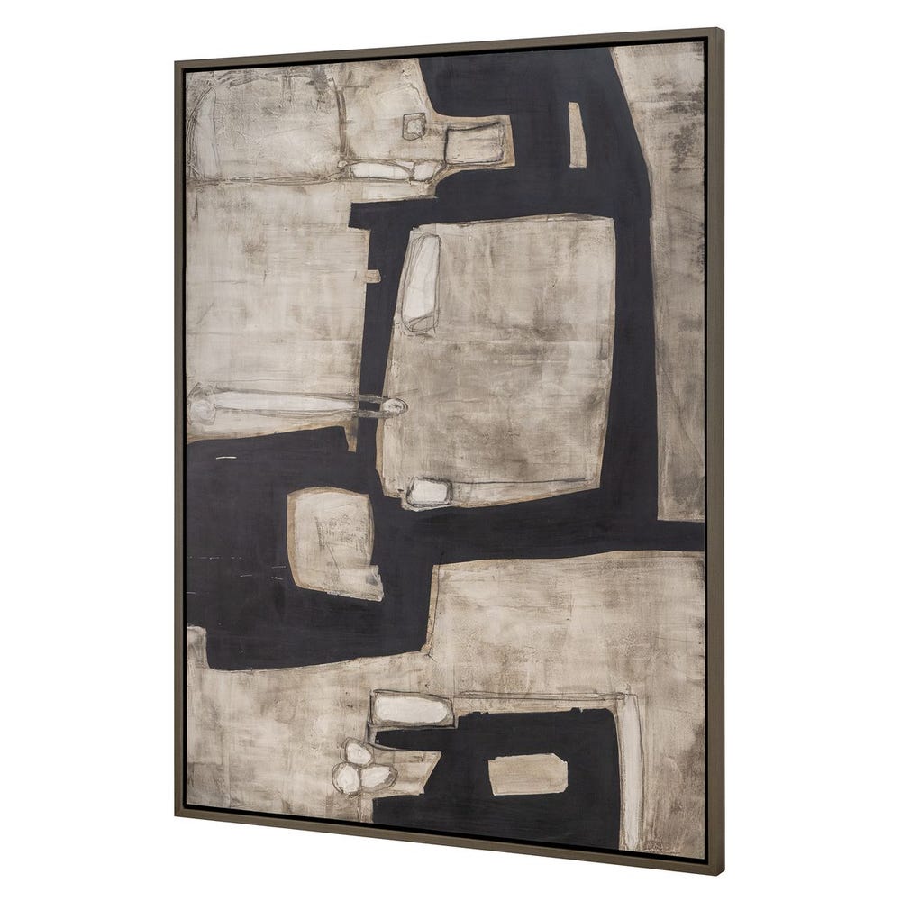 Been Around The Block Framed Canvas