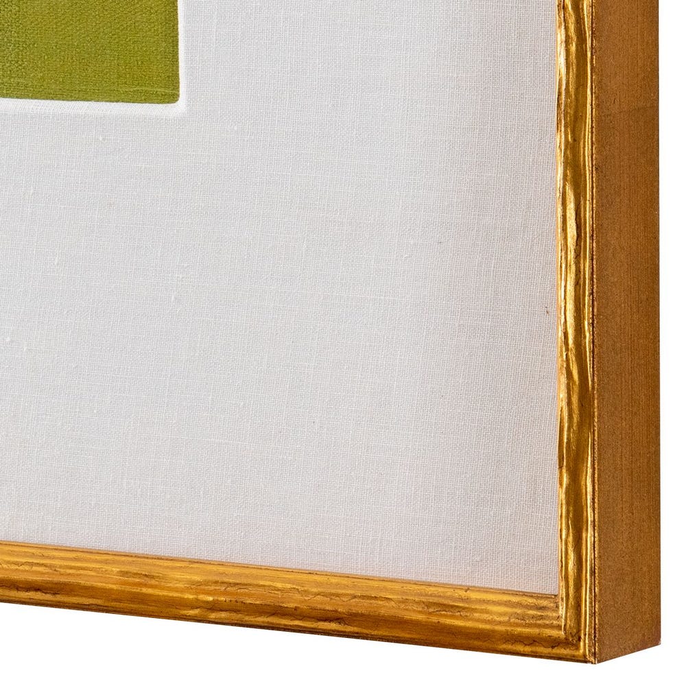 Petite Bijoux Framed Canvases - Lime, S/2