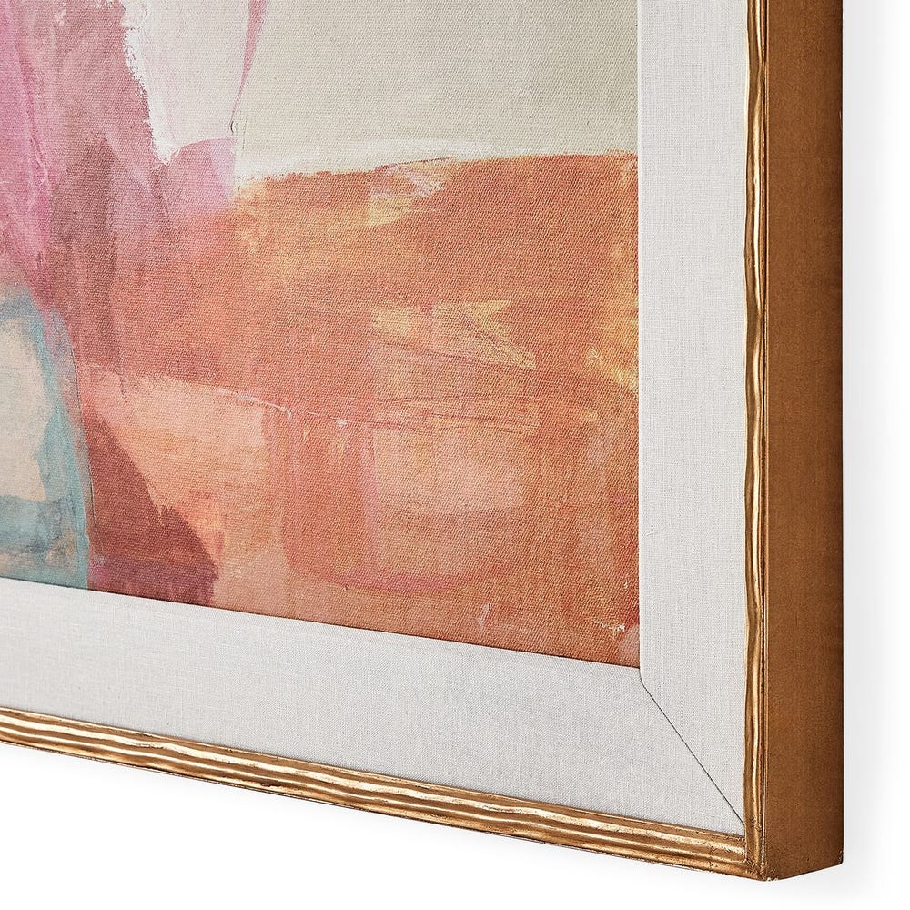 On The Right Path Framed Canvas