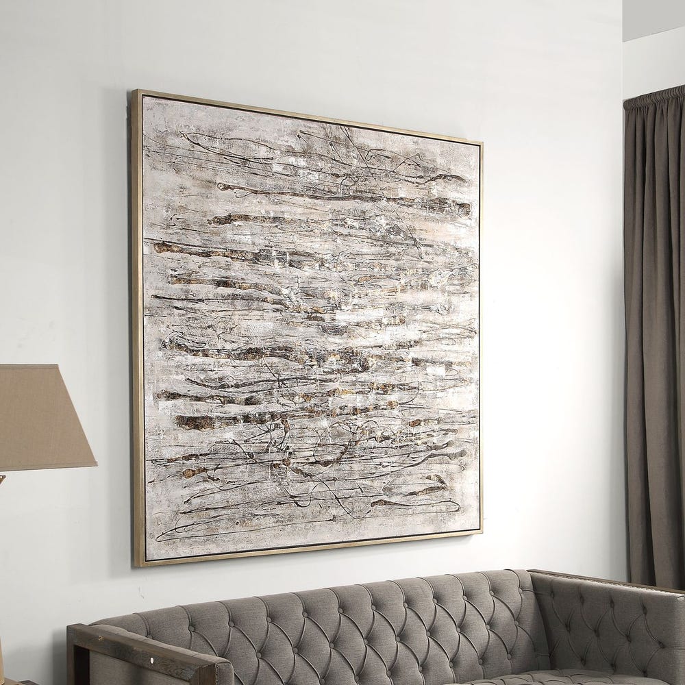 Scribbles Hand Painted Canvas