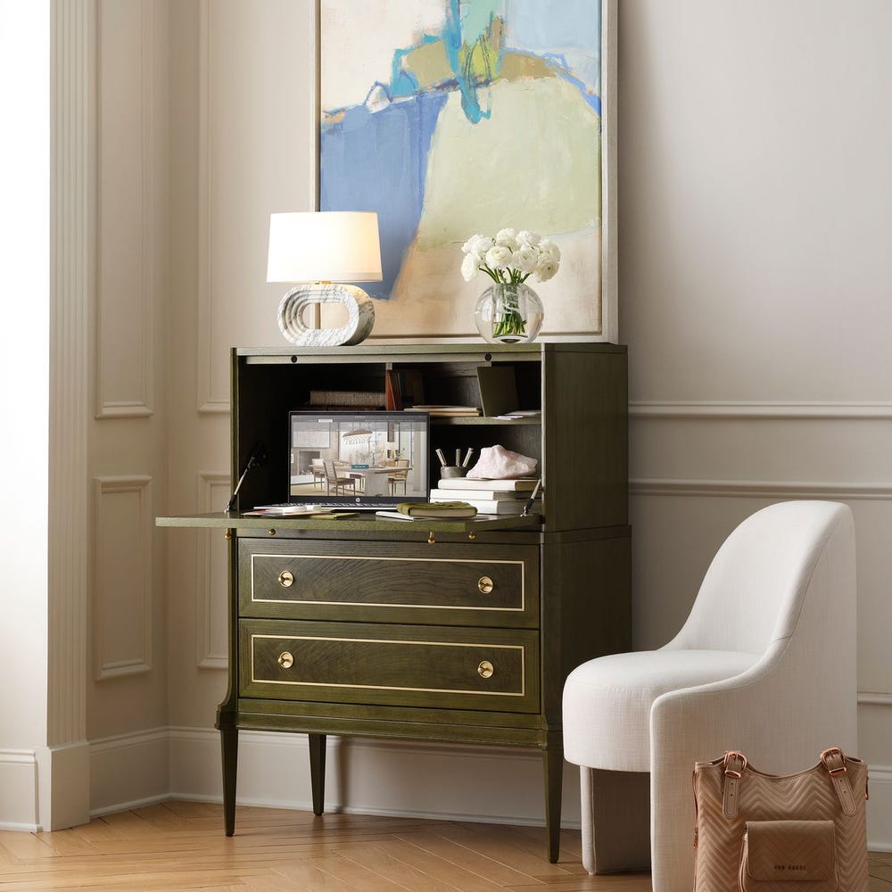 Green With Envy Secretary Desk
