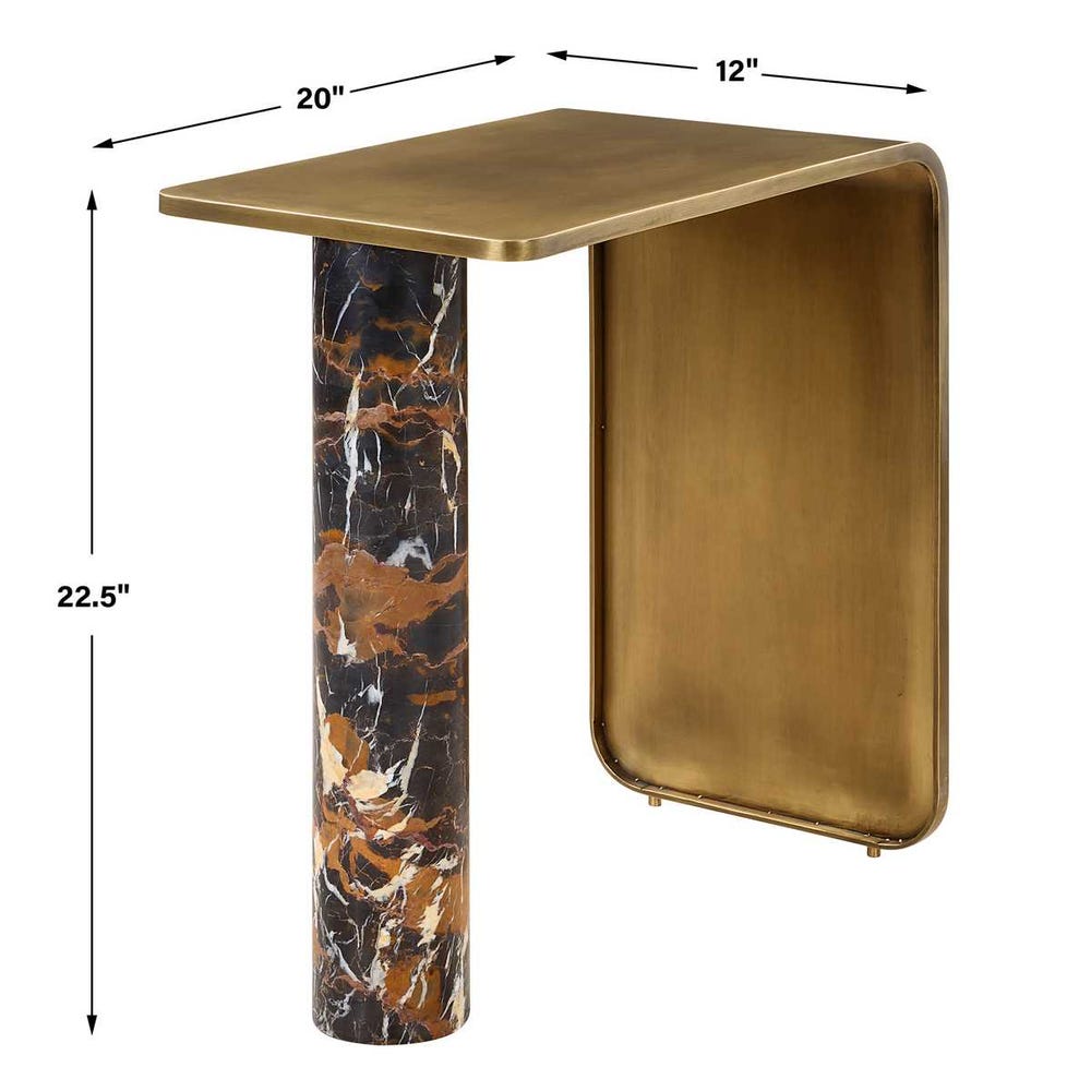 Pillar of Strength Accent Table