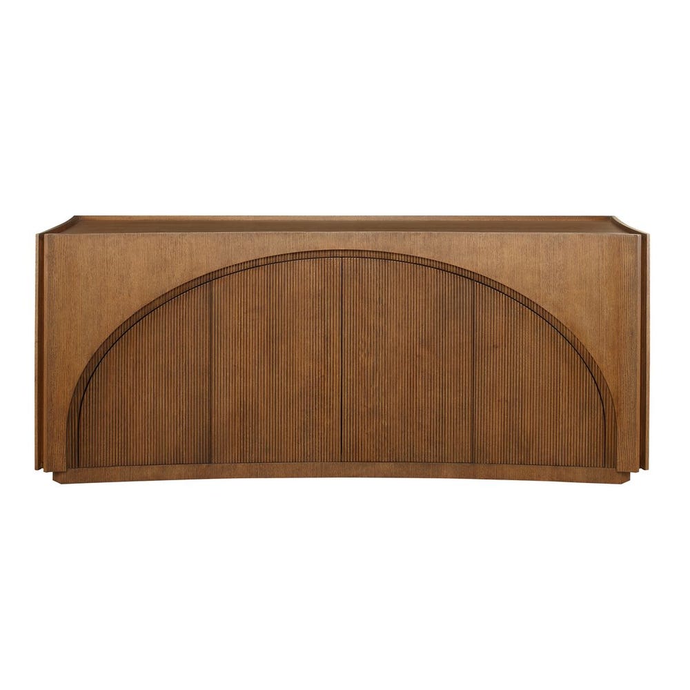 High Light, Lighted 4 Door Console Cabinet