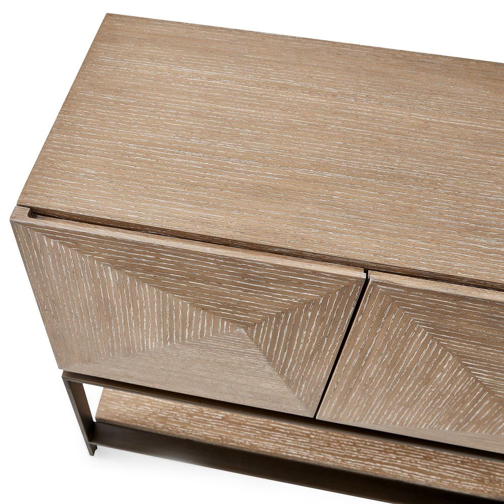 Trapezoid 4 Door Cabinet