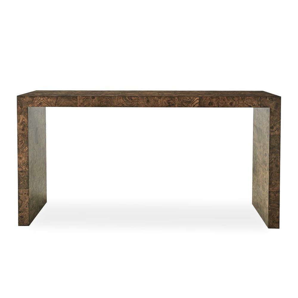 Ingrain Console Table - Cocoa Brown