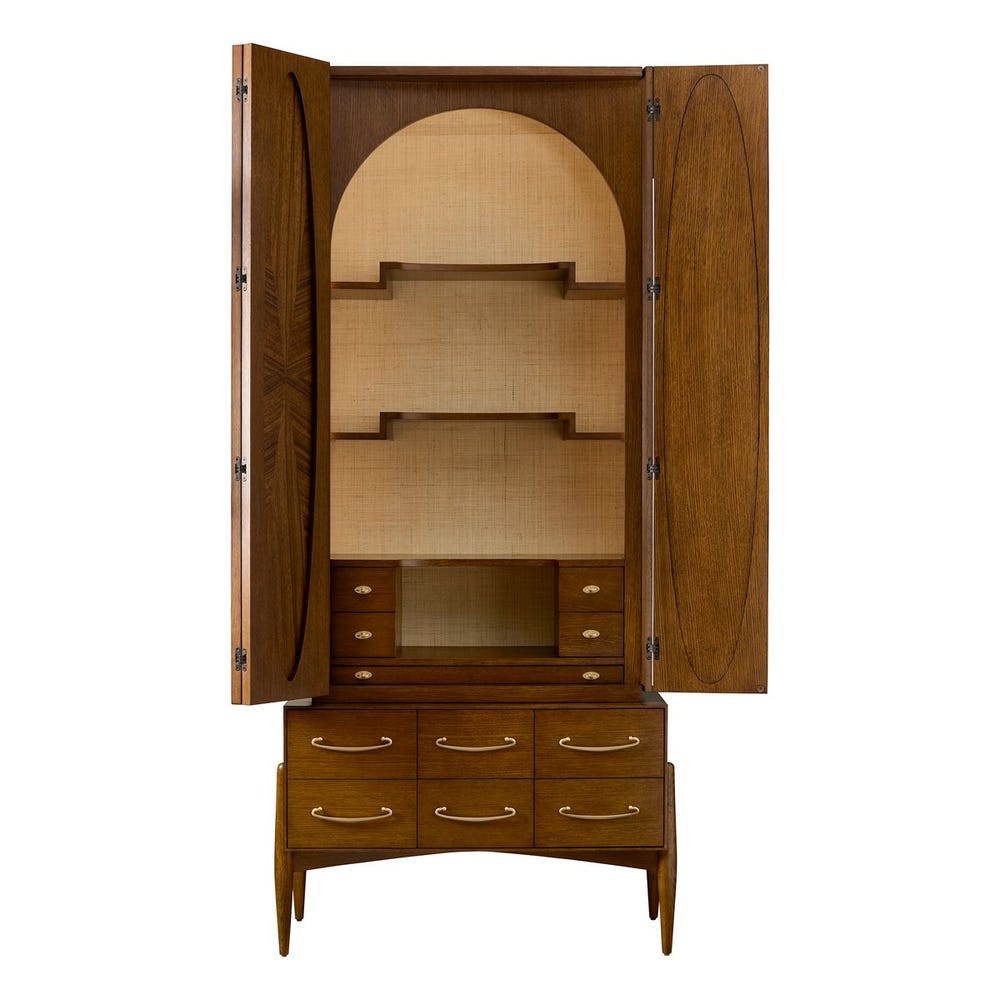 Tiger Eye Tall Cabinet, 2 CARTONS