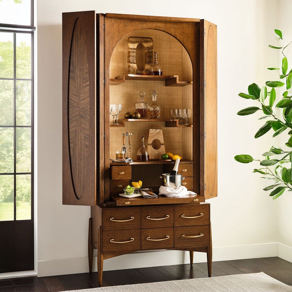 Tiger Eye Tall Cabinet, 2 CARTONS