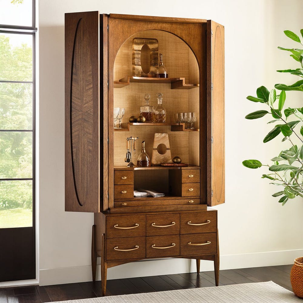 Tiger Eye Tall Cabinet, 2 CARTONS