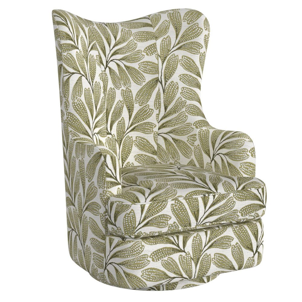 Hot Wing Swivel Chair - Hedge Green
