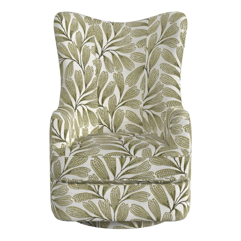 Hot Wing Swivel Chair - Hedge Green