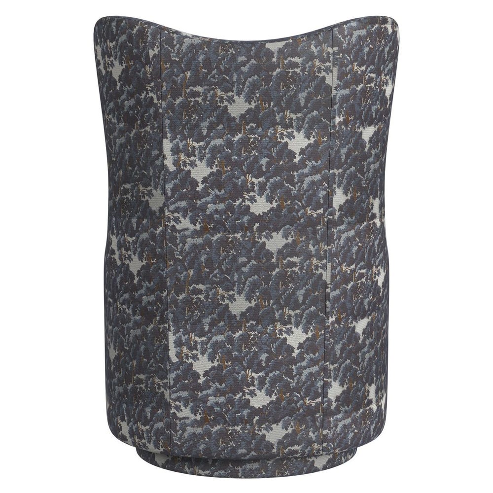 Hot Wing Swivel Chair - Baltic Forest Blue